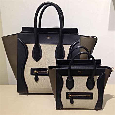 Celine nano luggage bag